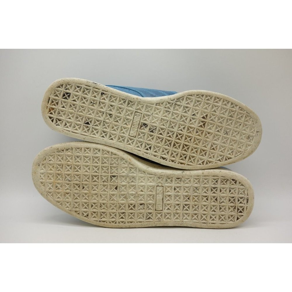 Puma Suede Aqua Blue Leather Casual Lace Up Sneakers Shoes Men's 11 - Picture 4 of 11